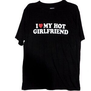 Shein Black Short Sleeve T-Shirt Men Size Large